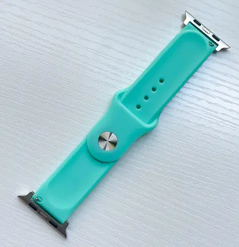 New Turquoise Apple Watch Silicone Sport Band Apple Watch Band Strap 42/44/45mm Blue