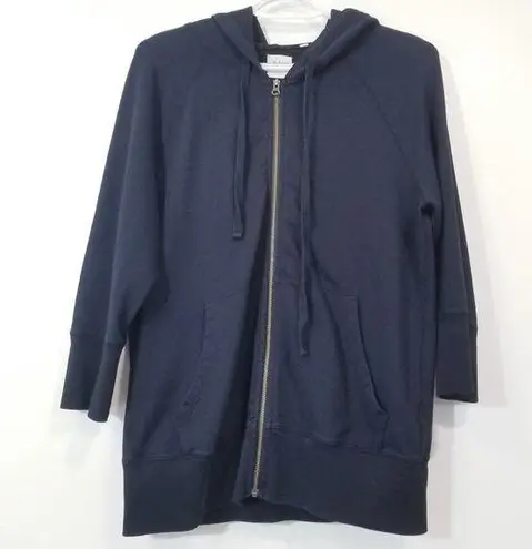 Dylan by True Grit Black Full Zip Hoodie Jacket Sweater