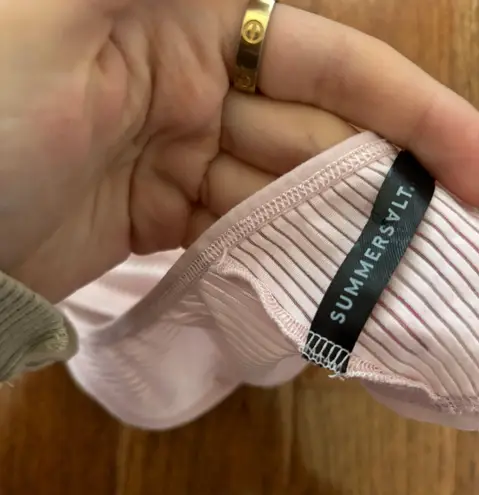 Summer Salt The Feel Free Adjustable Bralette baby pink