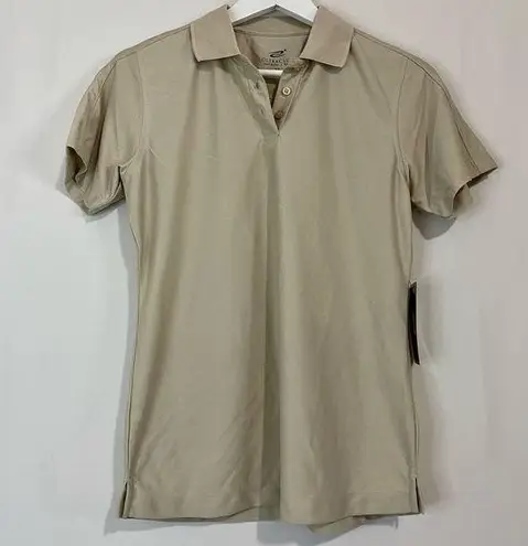 Polo Ultra Club Women’s Cool & Dry Elite Short Sleeve Light Tan Size XS NWT