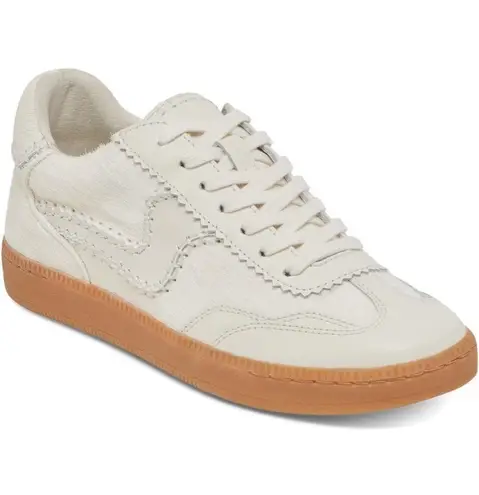 DV by Dolce Vit Dolce Vita Notice Stitch- Ivory Calf Hair Sneaker-Size 9