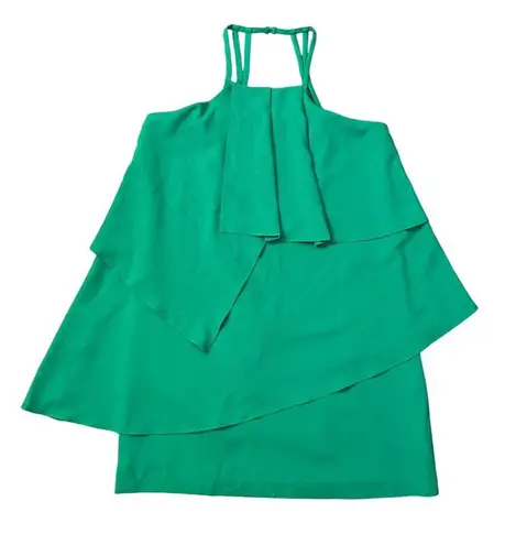 Adelyn Rae green halter mini cocktail dress size M
