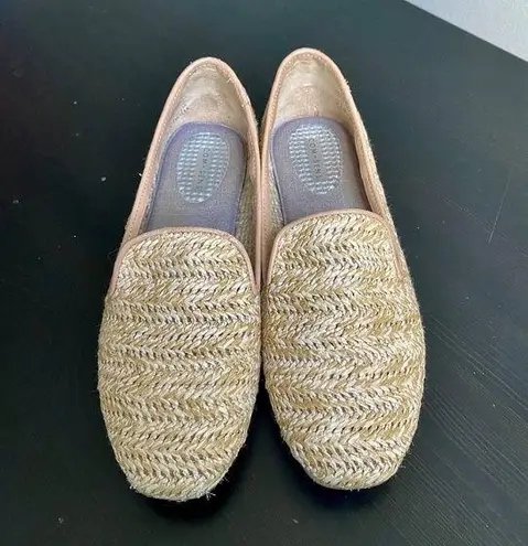 COM + SENS Gloriette Raffia Loafer Shoes
