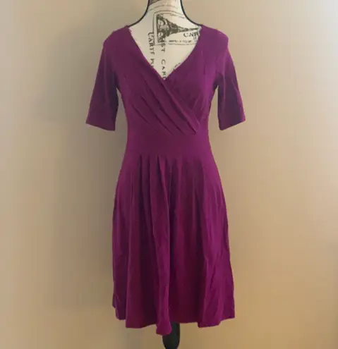 Lands'End Land’s End Magenta Dress