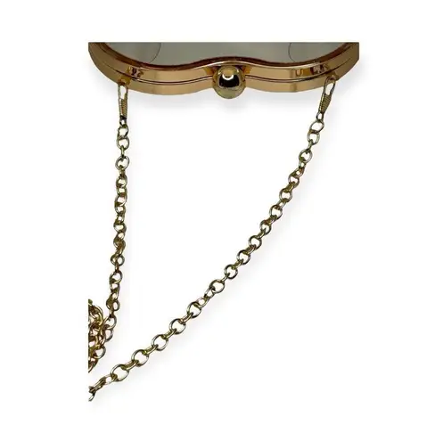 SOTM ❤︎︎ Heart Shaped Clear Acrylic Evening Clutch Bag ❤︎︎ Gold Chain Strap ❤︎︎