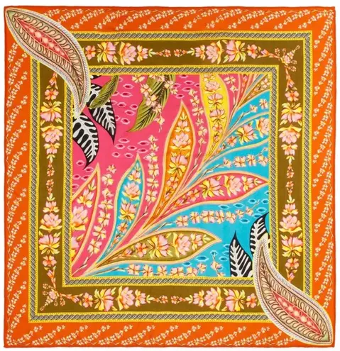 Agua Bendita Verona Lula Scarf Swim Sarong Cover Up Tropical Resortwear OS