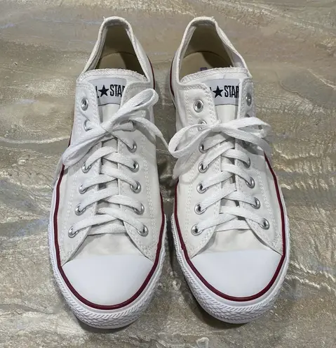 Converse All Star Low Tops Lace Up White Shoes Women’s 13