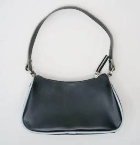 Vintage Y2K Black & Light Blue Mini Shoulder Bag Purse