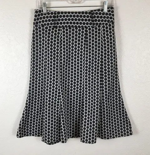 Carole Little polkadot fit & flare skirt 4 Corpcore BusinessSiren Black