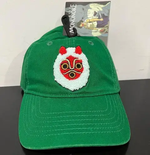 Her Universe Studio Ghibli Princess Mononoke Mask Portrait Chenille Green Cap