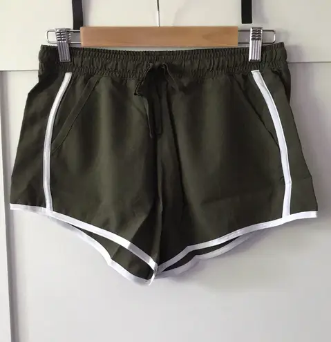 Aeropostale Olive Green Track Shorts