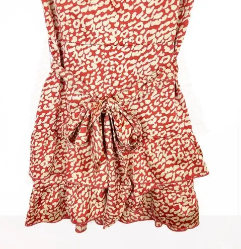 Majorelle NWOT  Shiloh Mini Dress in Red Leopard.