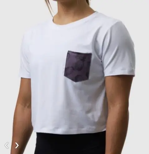 Born Primitive white pocket crop top