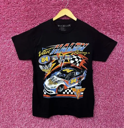 Van Halen Racing Black Graphic T-Shirt Small