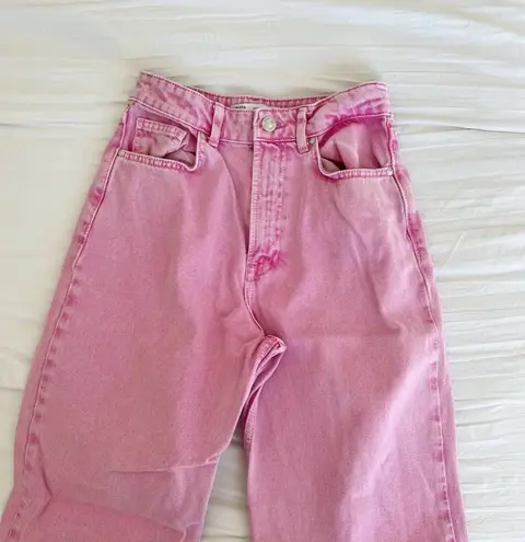 ZARA Pink Denim Jeans