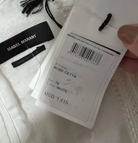 Isabel Marant NEW NWT Getya Dress In White