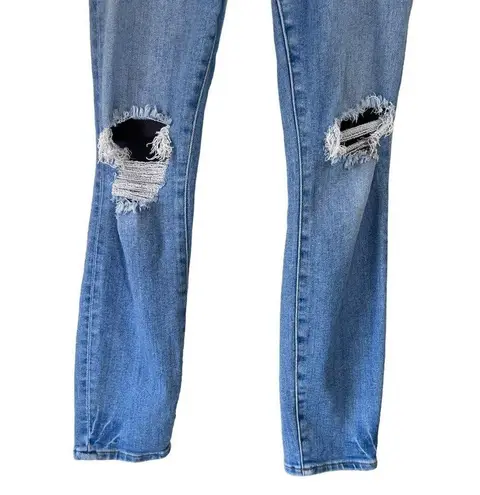 Good American  Good Legs Distressed Crop Jeans