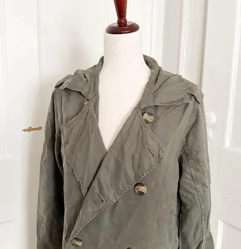 American Eagle  Olive Green Trench