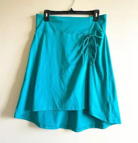 The North Face  Women's Green High Low Hem Side Tie Stretch Skirt Size M Athletic