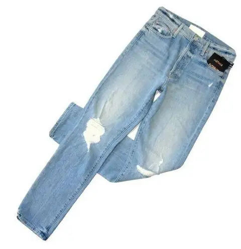 NWT Mother Superior The Huffy Skimp in Rope's End Destroyed Jeans 25