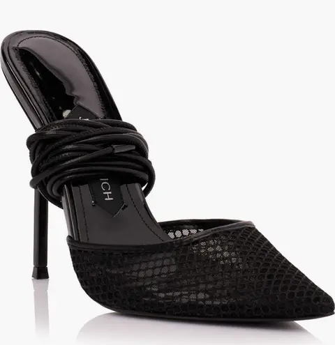 New in Box Jessica Rich Exotic Ankle Wrap Sandals in Black Sz 38 Sz 8 $150