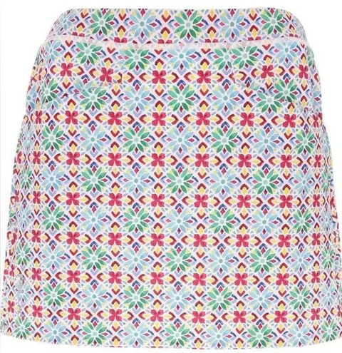 Polo Ralph Lauren RLX Golf Women's Aim Back Pleated Tiles Skort L (12