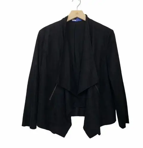 Rustic Cuff Rustic Royals Womens Large Black Waterfall Blazer Jacket