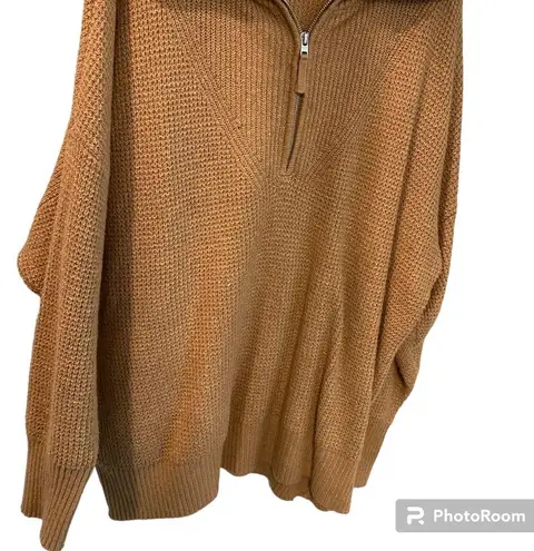 Aerie | Quarter zip brown pullover