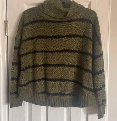 Vintage Style Boho Baggy Cowl Neck Sweater SZ S