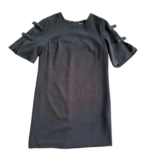 Club Monaco Little Black Dress Mini Dress Bow Sleeves Size 0