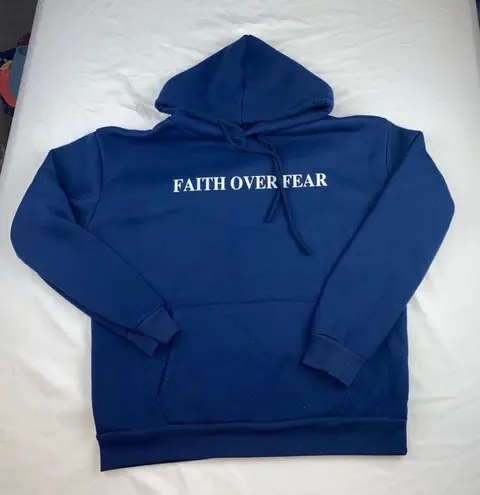 Faith hoodie Blue