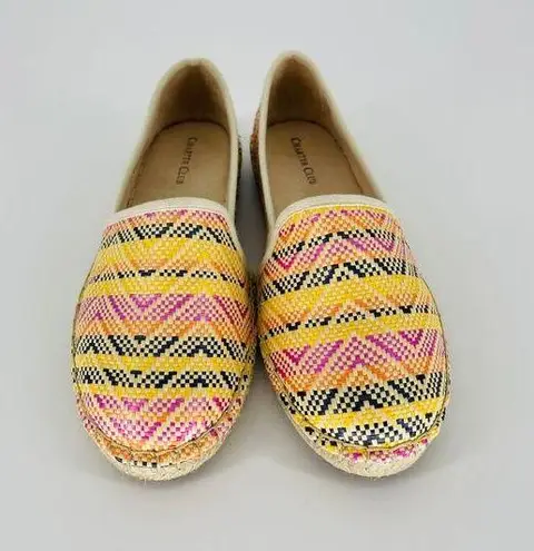 Charter Club Joeey Espadrille Flats Slip Ons - Women's US Size 8.5 - NO BOX- NWT