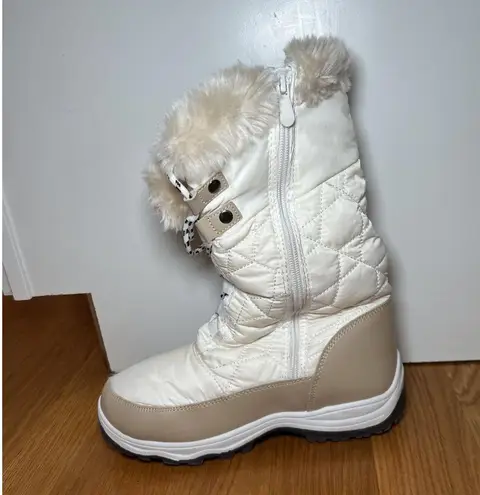 Dream Paris Dream Pairs Goose Boots Womens Size 8 Winter Snow Fur Waterproof Warm Shoes