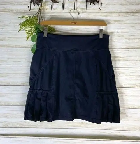 Athleta  Black 2014 Pleated Preppy Skort