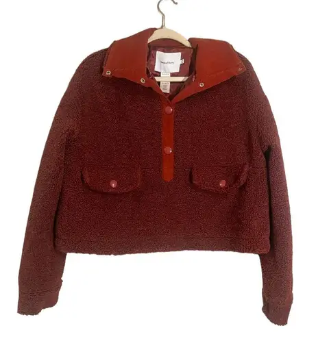 House Of Sunny Teddy Pullover Jacket size S