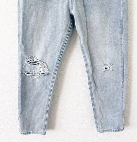 Revolve SNDYS High Rise Straight Button Fly Jeans in Light Wash Blue Size 4