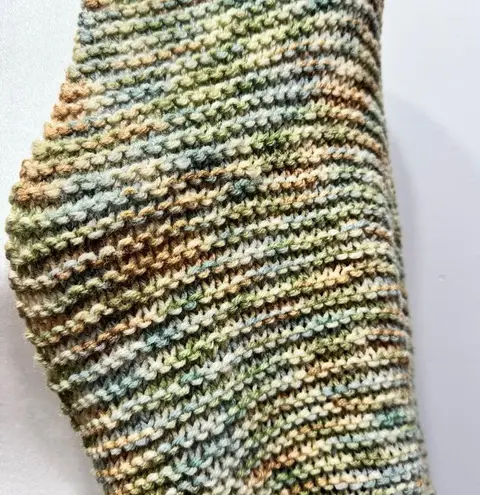 Hand Knit Homemade Multicolored Jewel Tone Sweater Shrug One Size Size M