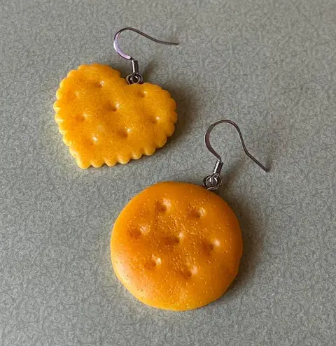 Handmade Kawaii harajuku y2k style biscuit earrings🩷