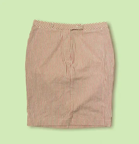 Tommy Hilfiger Striped Pink/White Golf Skirt 