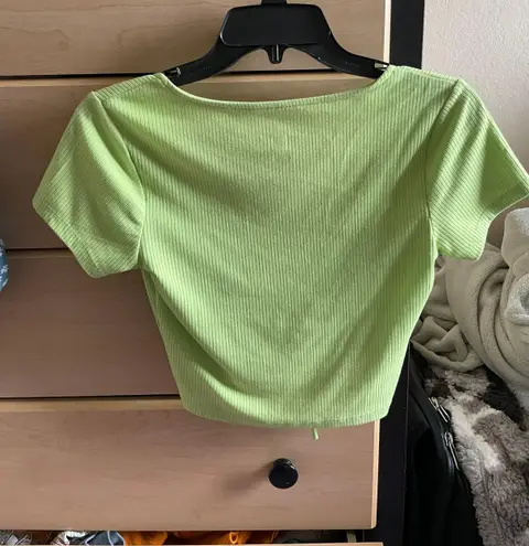 PacSun Green Crop Top