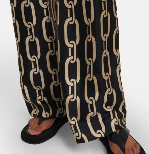NWOT NILI LOTAN Germaine printed silk straight pants Size 0