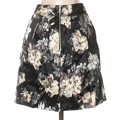 River Island New! Floral Knee Length Skirt with Pockets