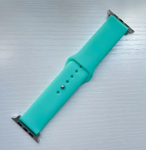 New Turquoise Apple Watch Silicone Sport Band Apple Watch Band Strap 42/44/45mm Blue