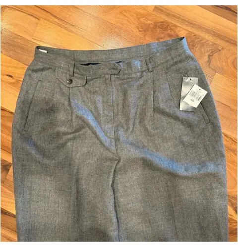 Lauren Ralph Lauren 100% wool pants SZ 16 lined business casual workwear Gray