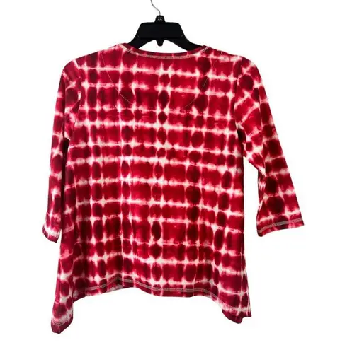 Allison Daley Women's Red & White Top