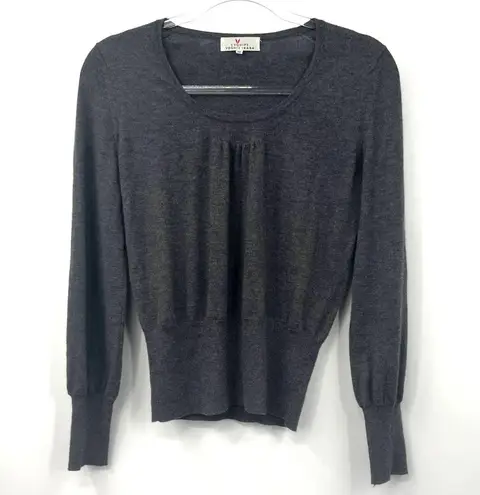 L'EQUIPE YOSHIE INABA Sweater Pullover top Long Sleeve Solid Dark Gray Size 38