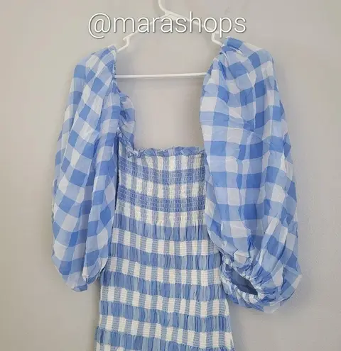 Sundress Pepita Gingham Smocked Dress Size undefined