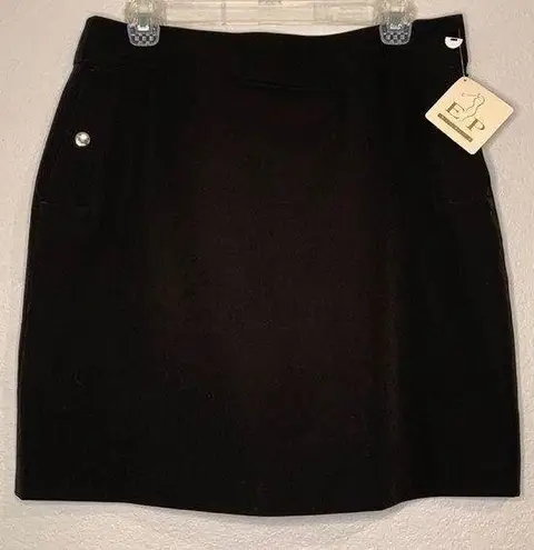 NWT EP Pro stretch athletic golf skirt skort 6 Black