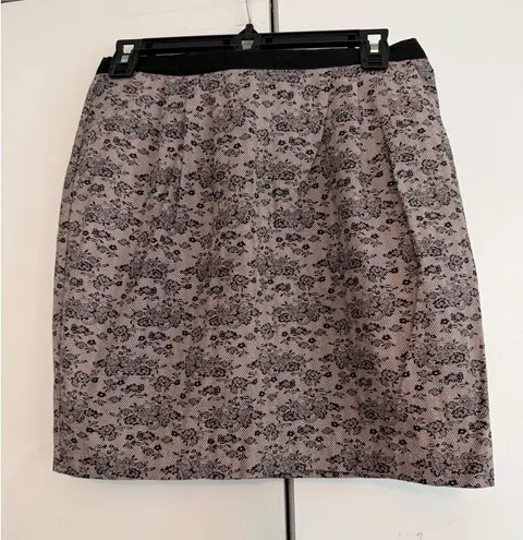 Jason Wu for Target Floral Lace Pencil Skirt | Size 6 | Knee Length | Pockets Black