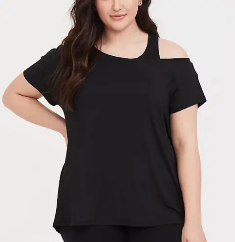 Torrid Off The Shoulder Active Tee - Image 1